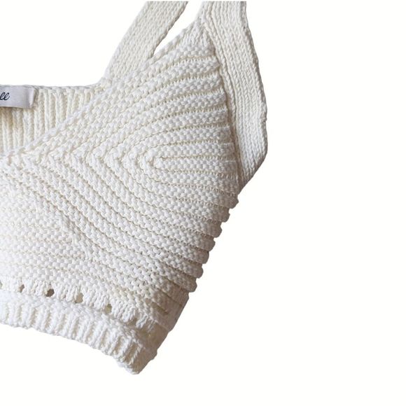 Madewell NWT‎ Crochet Sweater Bralette Size XS in Lighthouse NL076 - Picture 7 of 13
